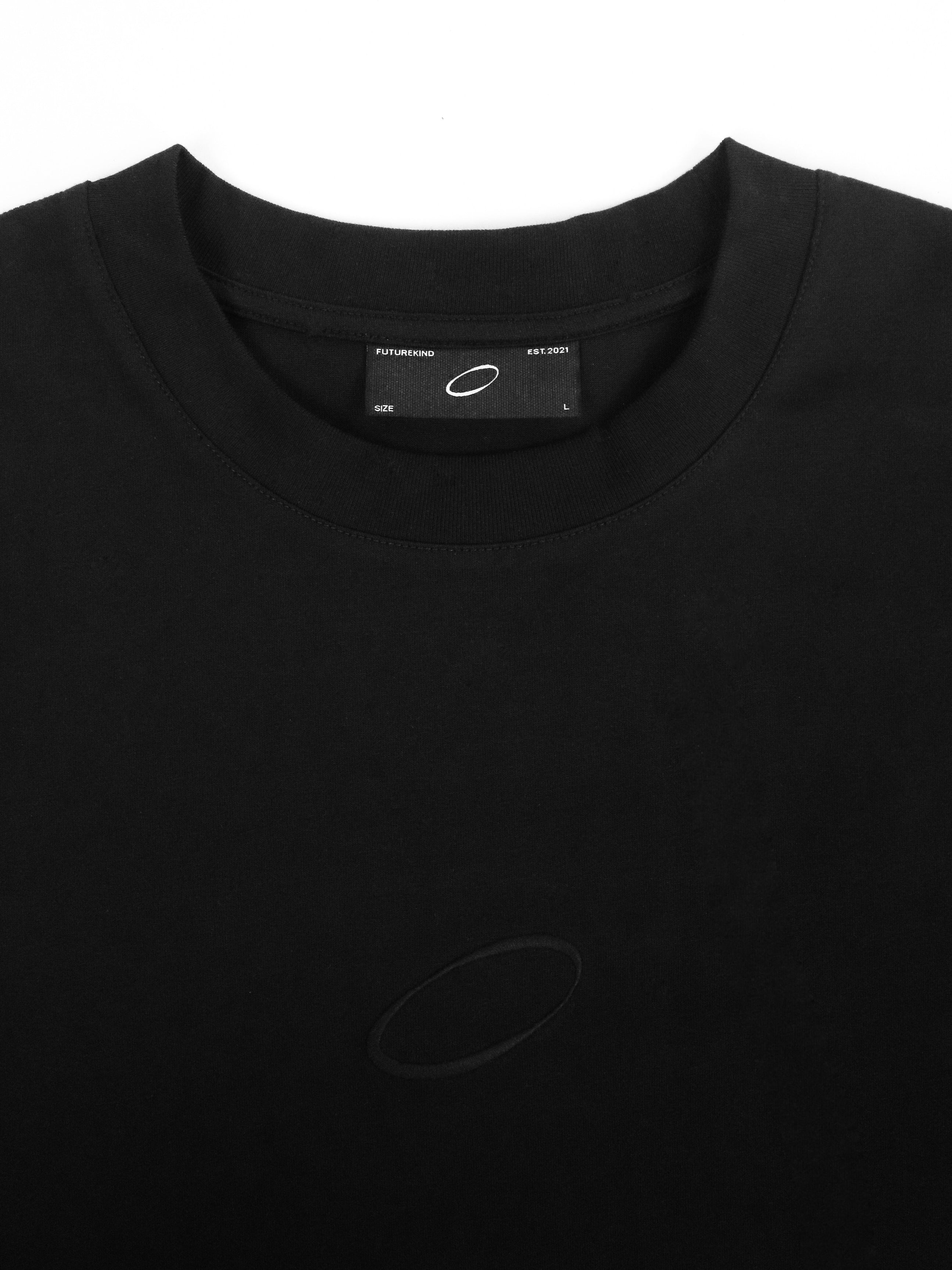 Structural Seam Tee - Black