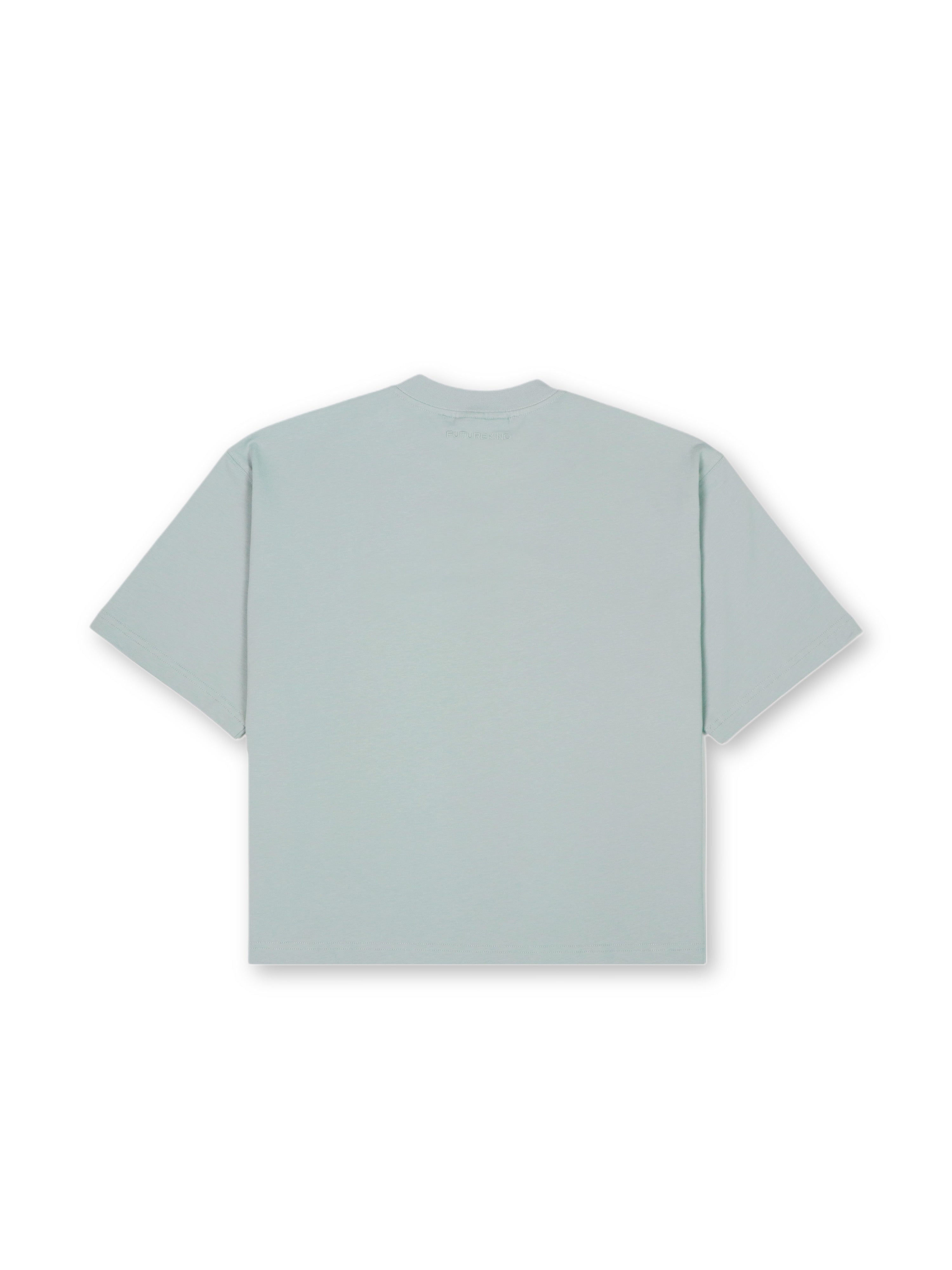 Essential Crop Tee - Haze Blue