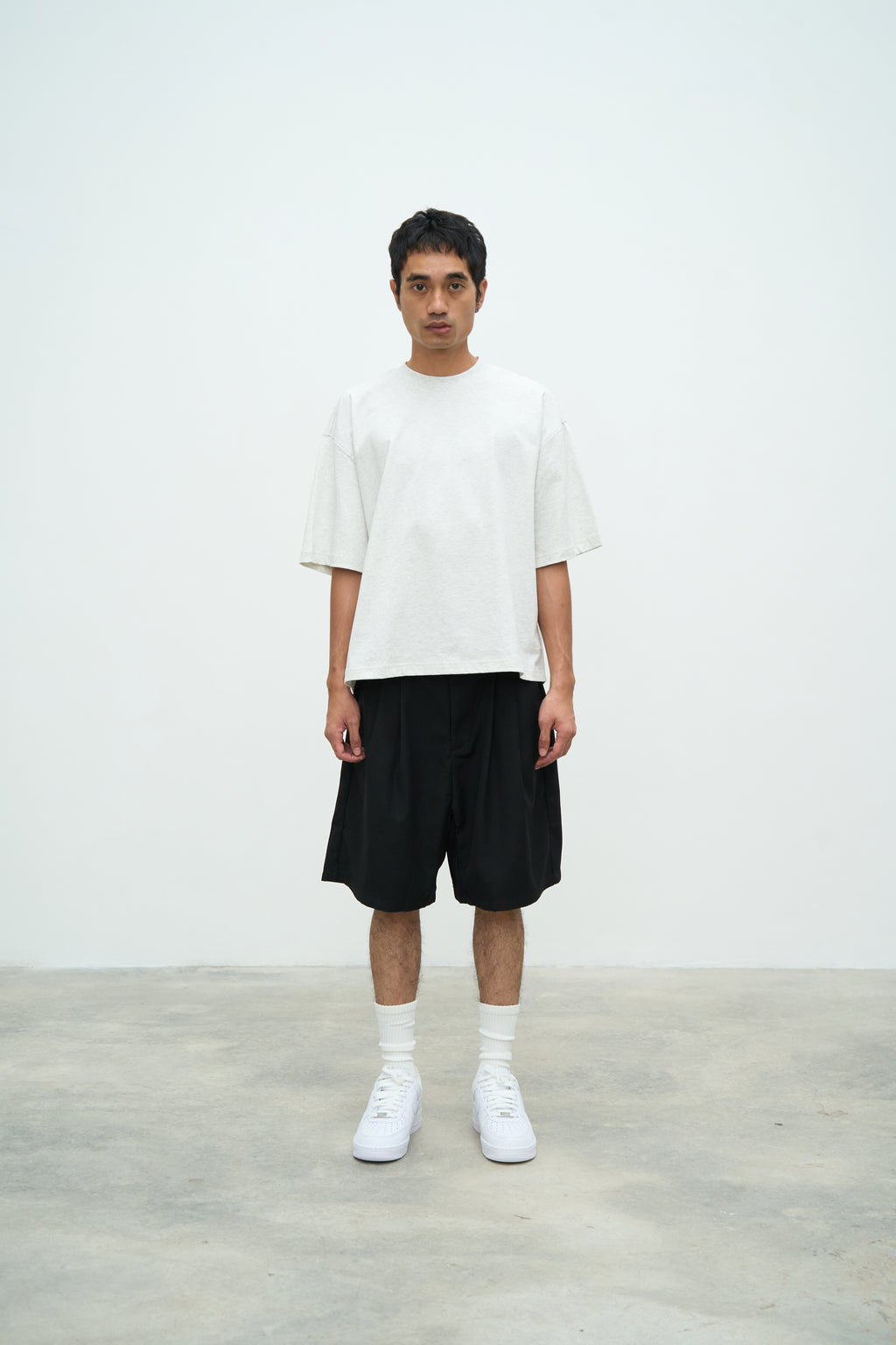 Essential Crop Tee - Melange