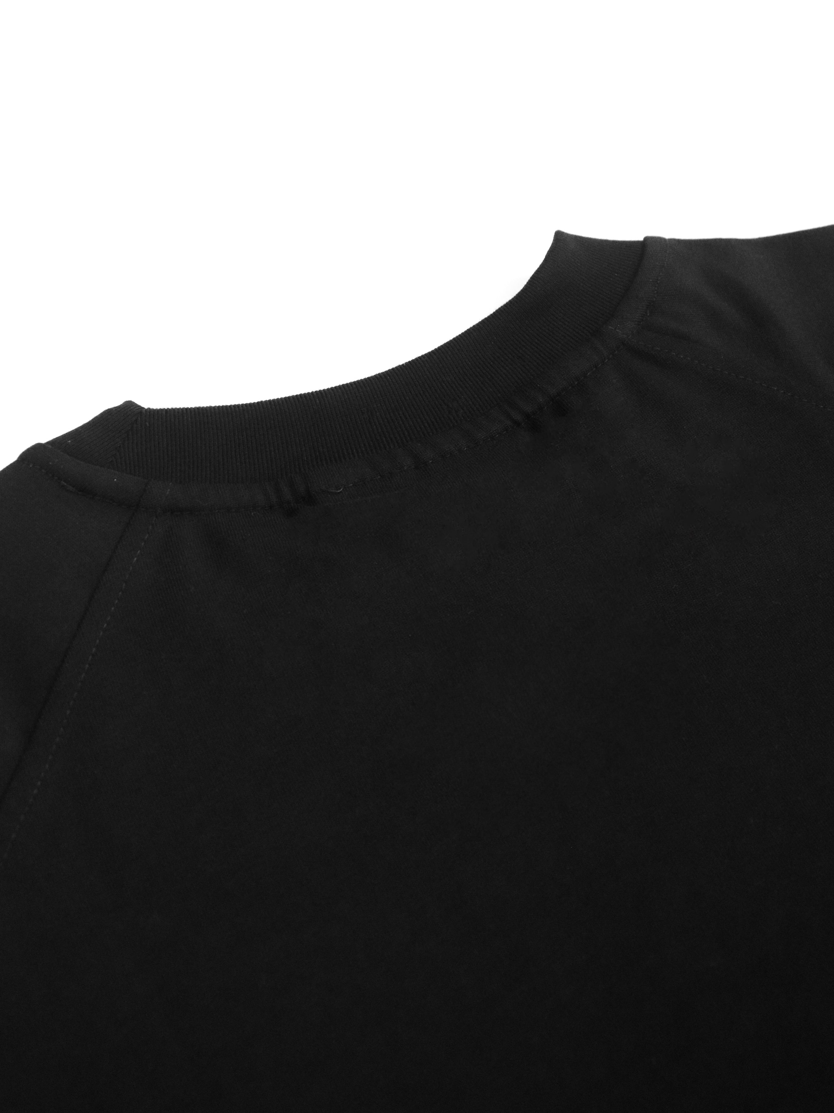 Logo Raglan Short Sleeve Tee (White Embroidery)