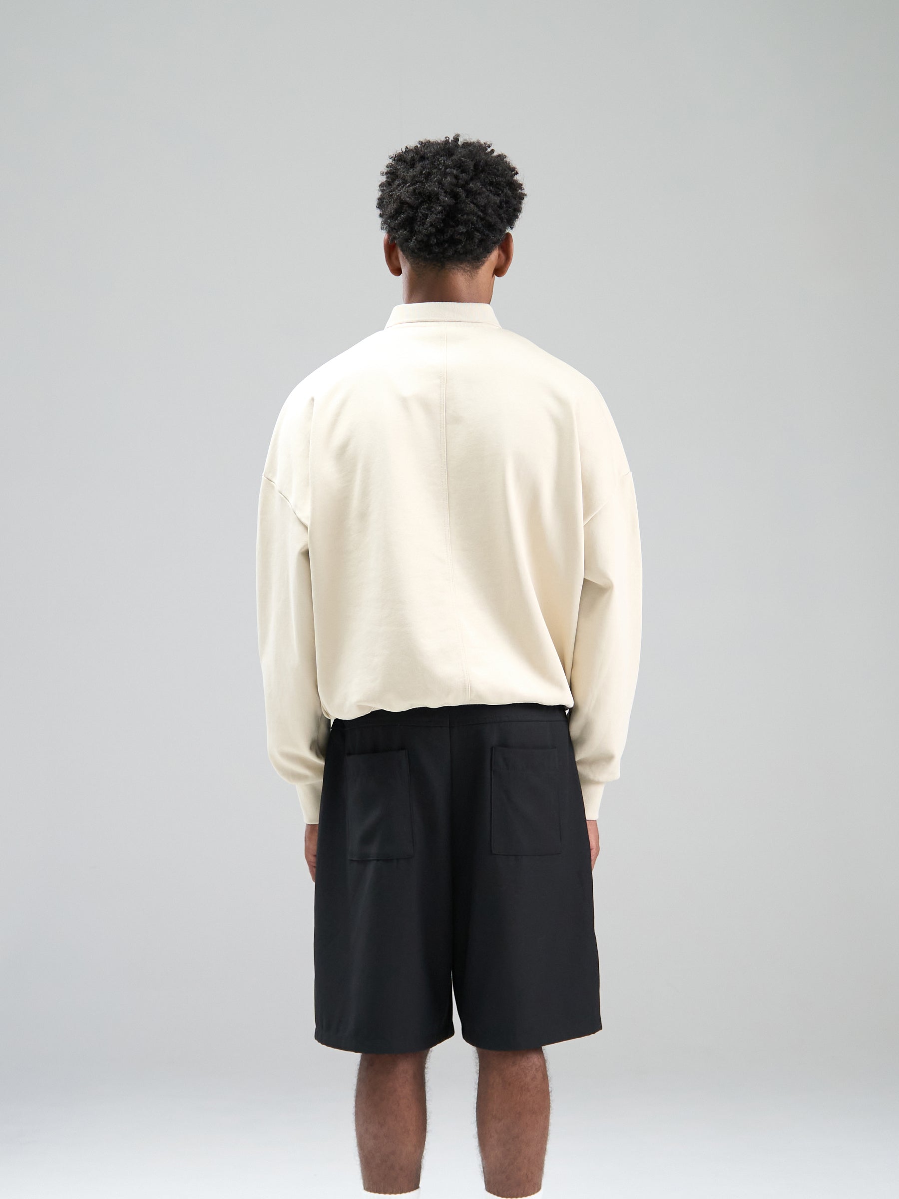Structural Quarter Zip Long Sleeve - Khaki